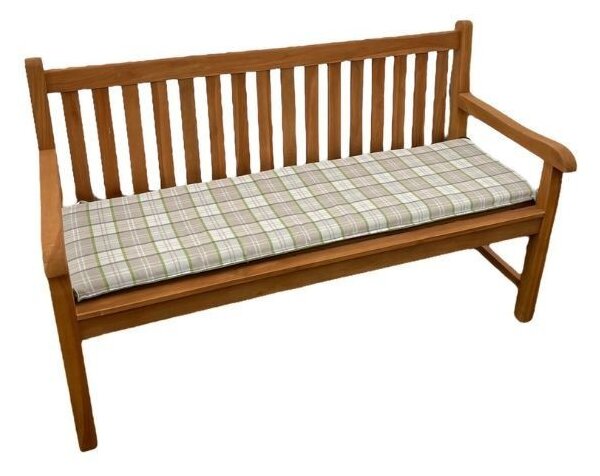 Doppler CASA 4403 - sedák na 2-miestnu lavicu 120 x 45 x 4 cm - zelený + béžový