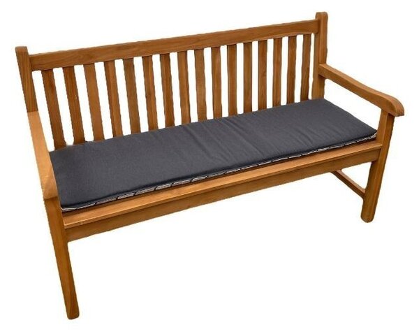 Doppler CASA 4401 - sedák na 2-miestnu lavicu 120 x 45 x 4 cm - modrý + béžový + antracit