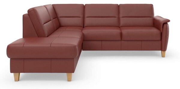 ROHOVÁ SEDAČKA, koža, červenohnedá Sit & More - Sedačky, Online Only