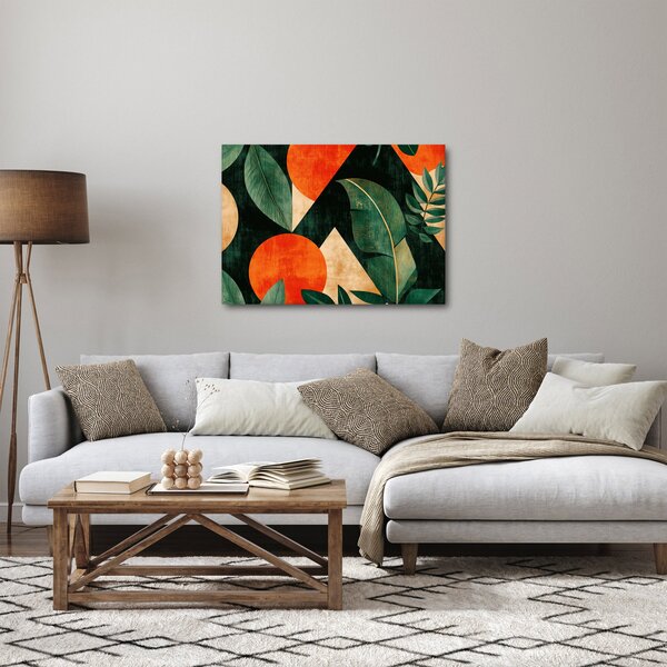 Obraz - Geometrické prírodné motívy II. (70x50 cm)