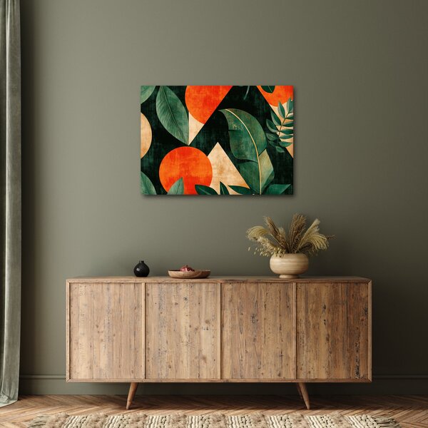 Obraz - Geometrické prírodné motívy II. (70x50 cm)