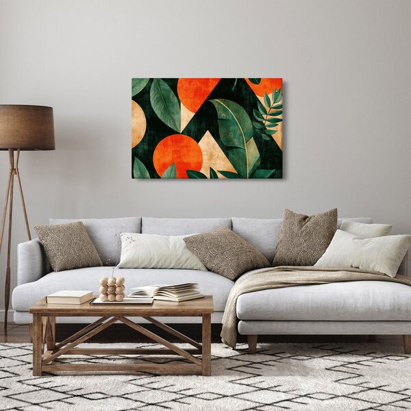 Obraz - Geometrické prírodné motívy II. (90x60 cm)