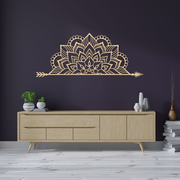 Drevená mandala na stenu – Elegantná dekorácia na strnu | SENTOP PR0492