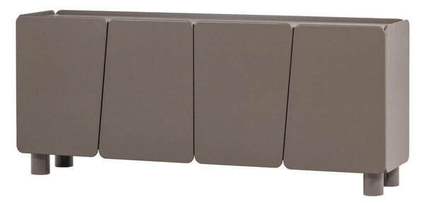 Hnedá komoda z borovicového dreva 200x85x45 cm Root – WOOOD