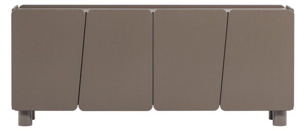 Hnedá komoda z borovicového dreva 200x85x45 cm Root – WOOOD
