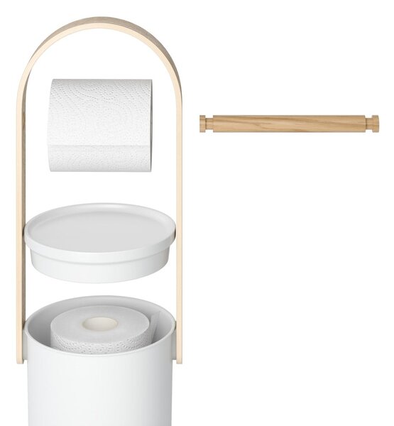 Biely plastový stojan na toaletný papier Bellwood – Umbra