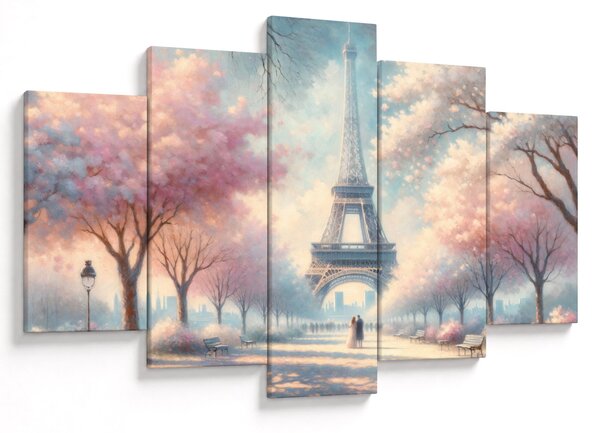Obraz – Jar v Paríži (150x105 cm)
