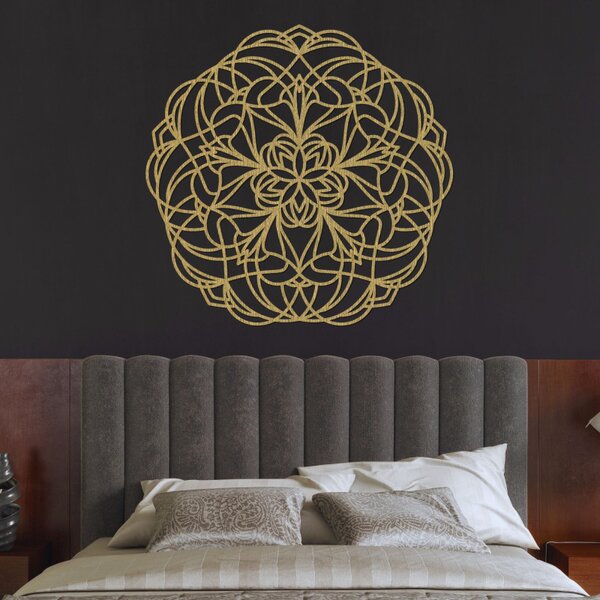 Elegantná drevená mandala – Štýlová nástenná dekorácia | SENTOP PR0250