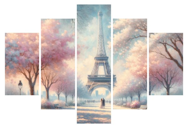 Obraz – Jar v Paríži (150x105 cm)