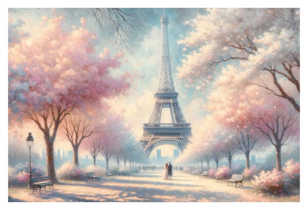 Obraz – Jar v Paríži (90x60 cm)