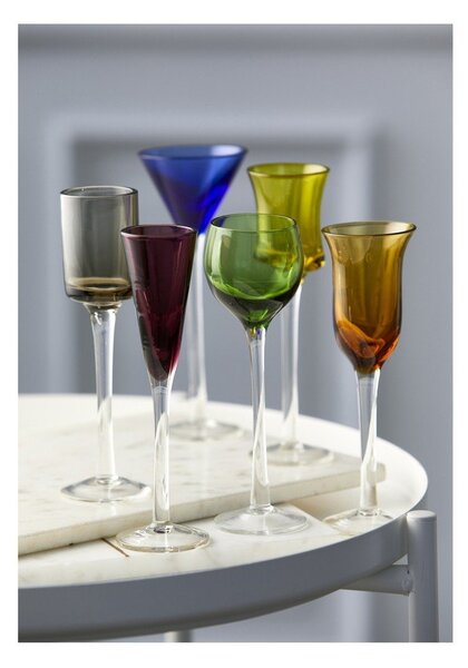Štamperlíky v súprave 6 ks 50 ml – Lyngby Glas