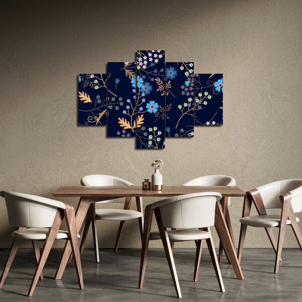 Obraz - Jesenné kvety (150x105 cm)