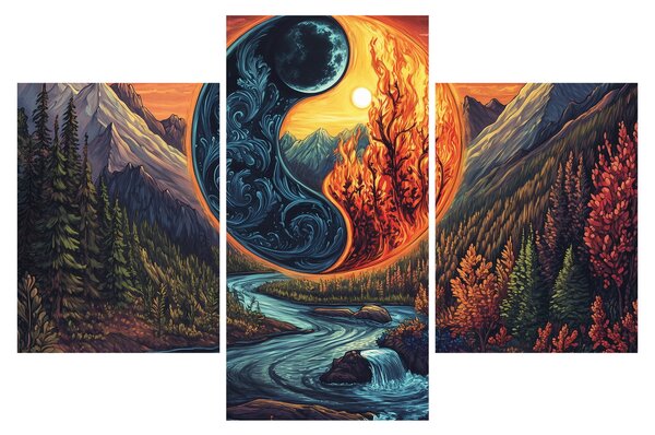 Obraz - Živly (90x60 cm)