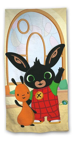 Jerry Fabrics Detská osuška ZAJAČIK BING - Hoppity 70x140 cm