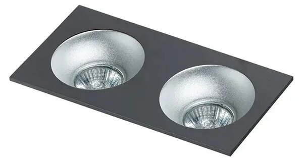 Podľadové svietidlo Hugo 2 Downlight čierne