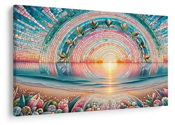 Obraz – Mozaika zapadajúceho slnka (90x60 cm)