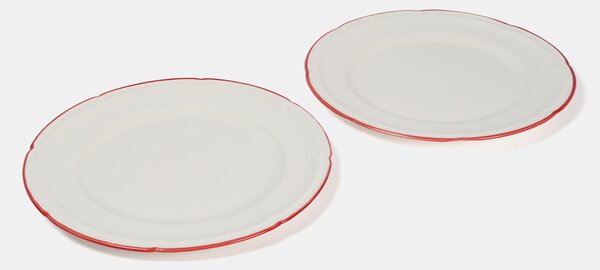 Sinsay - Keramické taniere 2 ks - červená