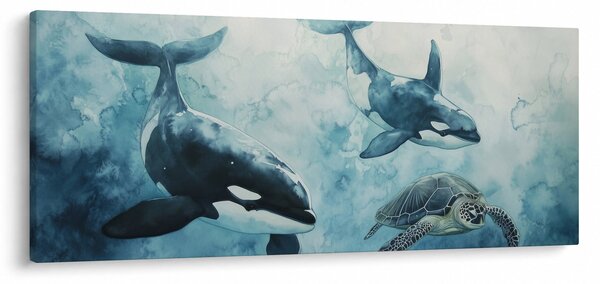 Obraz - Podmorská maľba (120x50 cm)