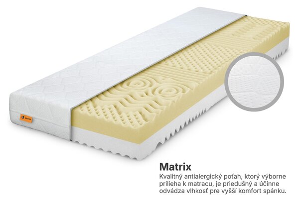 Wilsondo Penový masážny matrac Komfort 80x200x16 - poťah Matrix