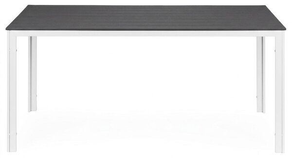 MultiGarden Záhradný stôl 6 miest 156x78 cm - sivý biely MultiGarden