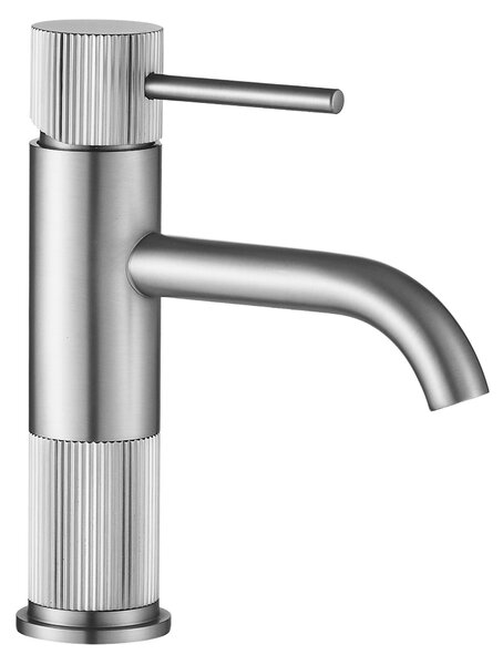 Rea Lungo Stripe, umývadlová batéria, brúsená oceľ, REA-B8052