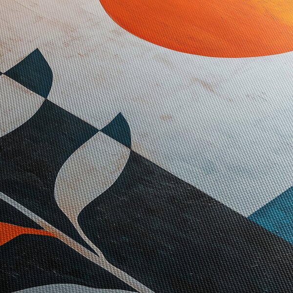 Obraz - Abstrakcia rastliny a slnka (120x50 cm)