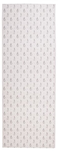 Béžový behúň na stôl s králikom Bunny Buddies - 50*140 cm - Clayre & Eef