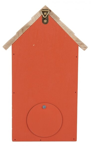Červená drevená vtáčia búdka Birdhouse - 15*10*22 cm - Clayre & Eef