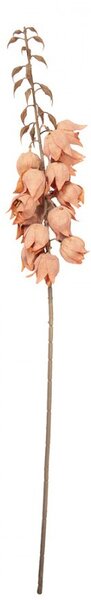 Dekorácia umelá kvetina Yucca s oranžovými kvetmi - 12*12*100 cm - Clayre & Eef