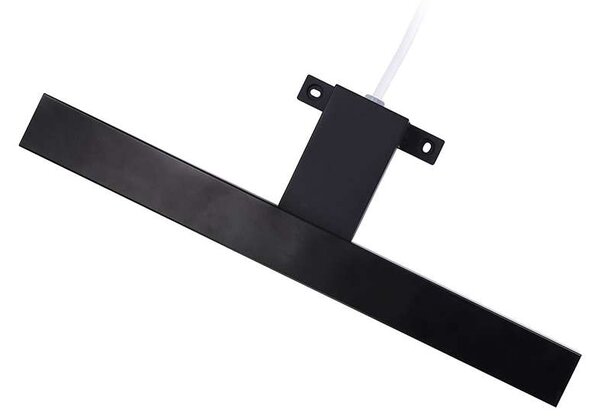 LED kúpeľňové osvetlenie 3v1 WO827, 40 cm, čierna