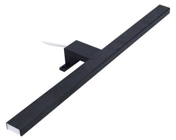 LED kúpeľňové osvetlenie 3v1 WO828, 60 cm, čierna