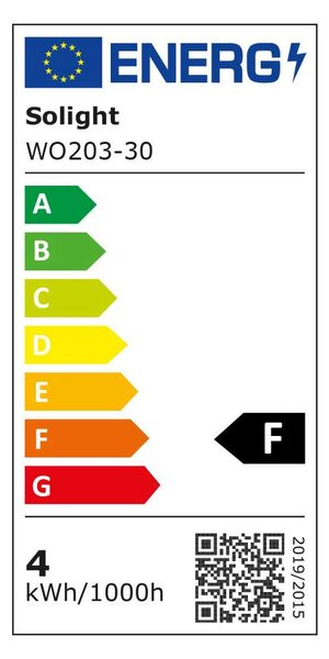 LED kuchynské svietidlo WO203-20, 28 cm, biela