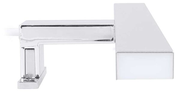 LED kúpeľňové osvetlenie 3v1 WO827, 40 cm, strieborná