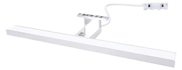 LED kúpeľňové osvetlenie 3v1 WO827, 40 cm, strieborná