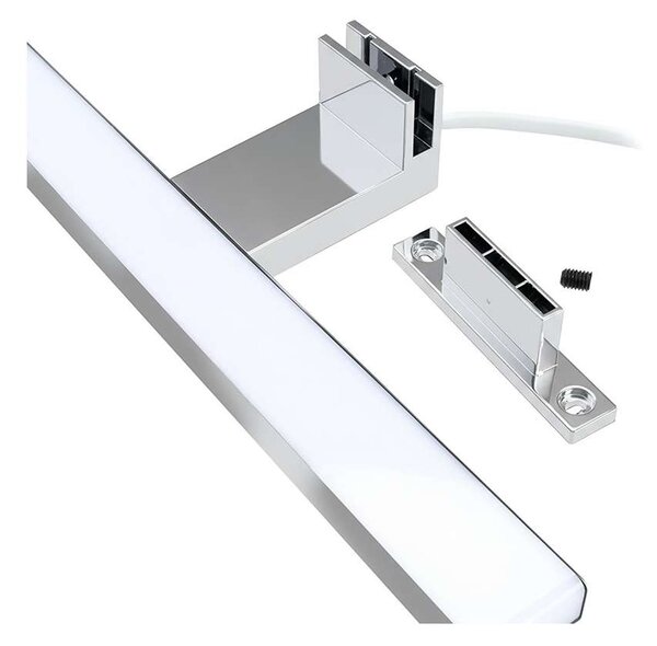LED kúpeľňové osvetlenie 3v1 WO828, 60 cm, strieborná