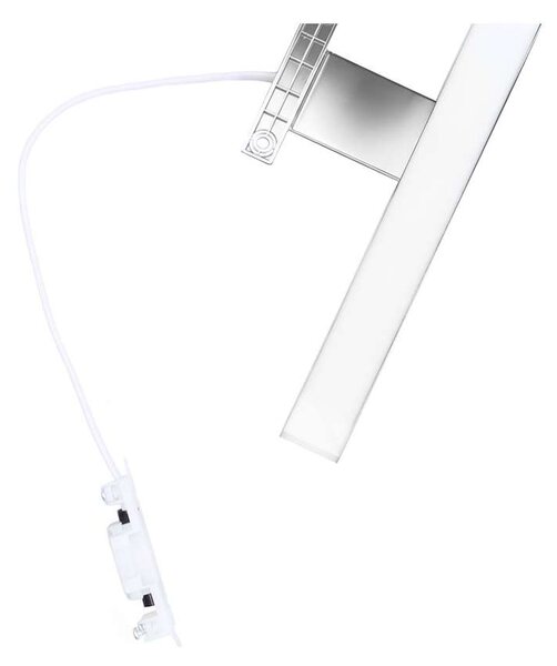 LED kúpeľňové osvetlenie 3v1 WO828, 60 cm, strieborná