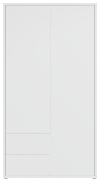 SKRIŇA S OTOČNÝMI DVERAMI, biela, 115/214/60 cm Carryhome - Skrine, Online Only