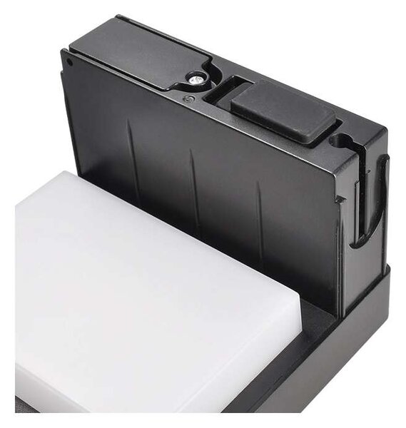 LED solárne svetlo WO7202 Palermo - stĺpik, čierna