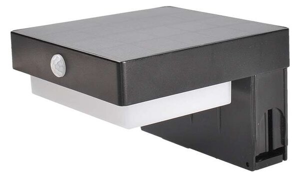 LED solárne svetlo WO7202 Palermo - stĺpik, čierna