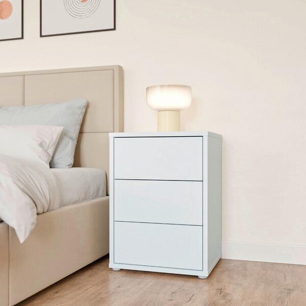 NOČNÝ STOLÍK, svetlosivá, 50/69/42 cm Carryhome - Online Only spálne, Online Only
