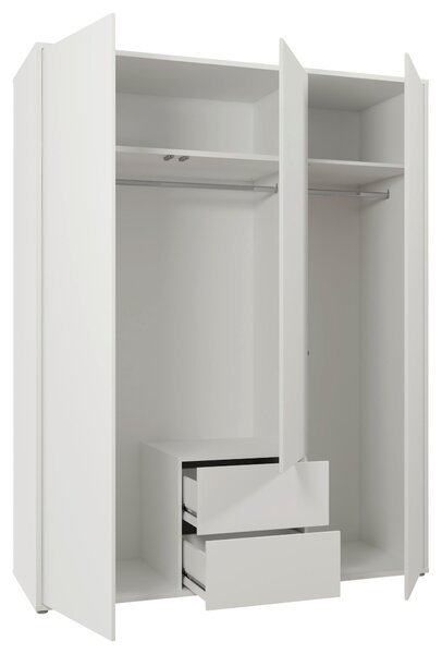SKRIŇA S OTOČNÝMI DVERAMI, biela, 169/214/60 cm Carryhome - Skrine, Online Only