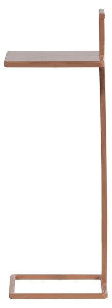 MUZZA Odkládací stolík STEOT 22 x 64 cm ružový