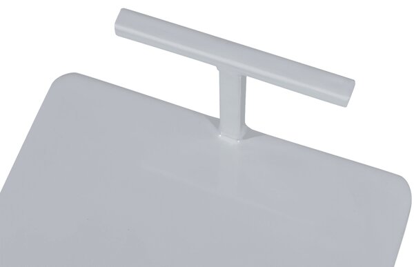 MUZZA Odkládací stolík STEOT 22 x 64 cm modrý