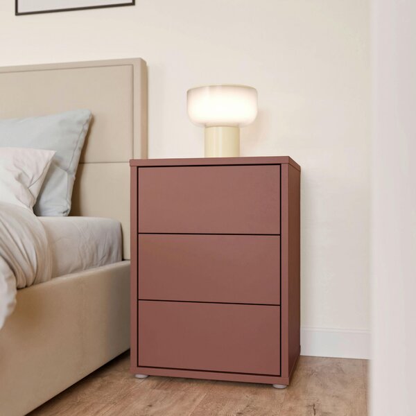 NOČNÝ STOLÍK, terakotová, 50/69/42 cm Carryhome - Online Only spálne, Online Only