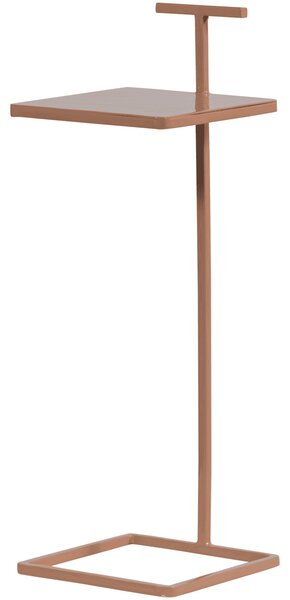 MUZZA Odkládací stolík STEOT 22 x 64 cm ružový