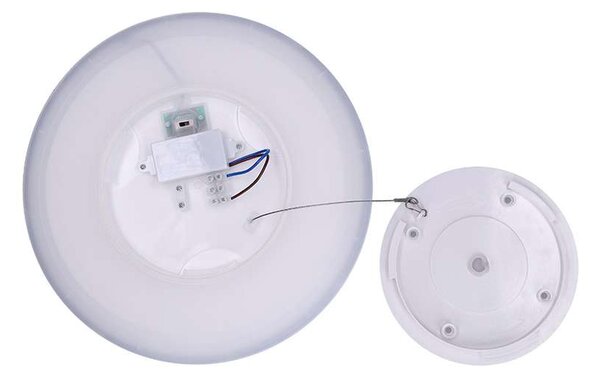 LED stropné svetlo odolné voči vlhkosti WO826 - priemer 30 cm, biela