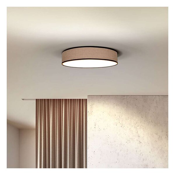 LED stropné svetlo s diaľkovým ovládaním Brownie nastaviteľné - priemer 40 cm, hnedá
