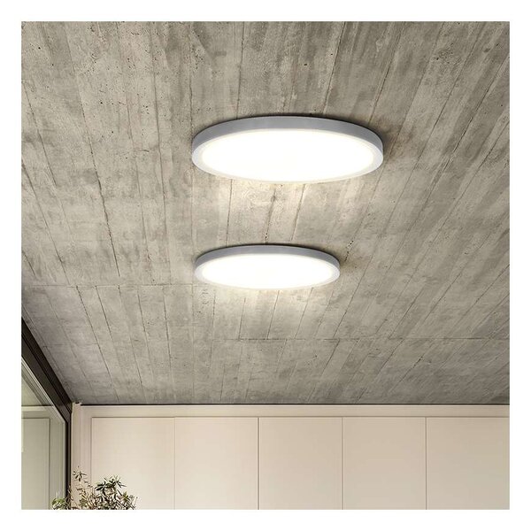 LED stropné svetlo s diaľkovým ovládaním Estela nastaviteľné - priemer 30 cm, biela