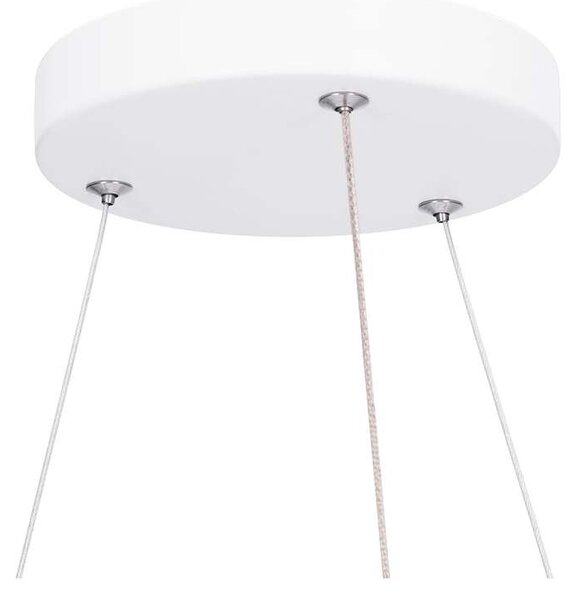 LED stropné svetlo s diaľkovým ovládaním Estela Low UGR - priemer 60 cm, biela