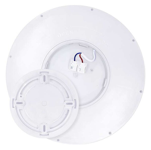 LED stropné svetlo s diaľkovým ovládaním Estela nastaviteľné - priemer 30 cm, biela